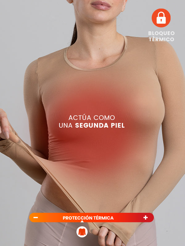 Chemisette termica manga larga