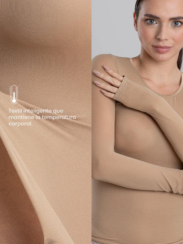 Chemisette termica manga larga