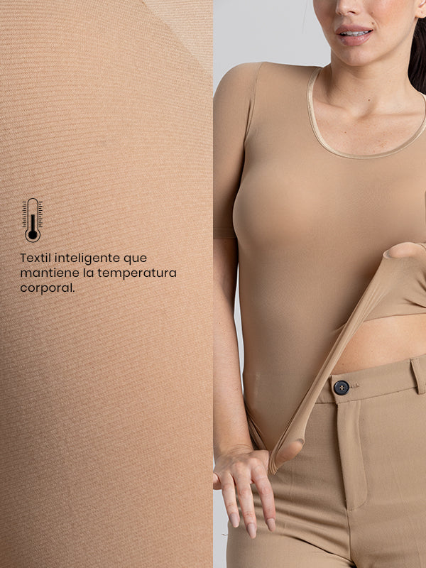 Chemisette térmica manga corta