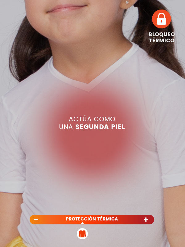 Chemisette térmica KIDS manga corta