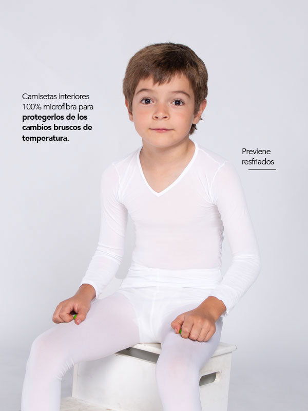 Chemisette térmica KIDS manga larga