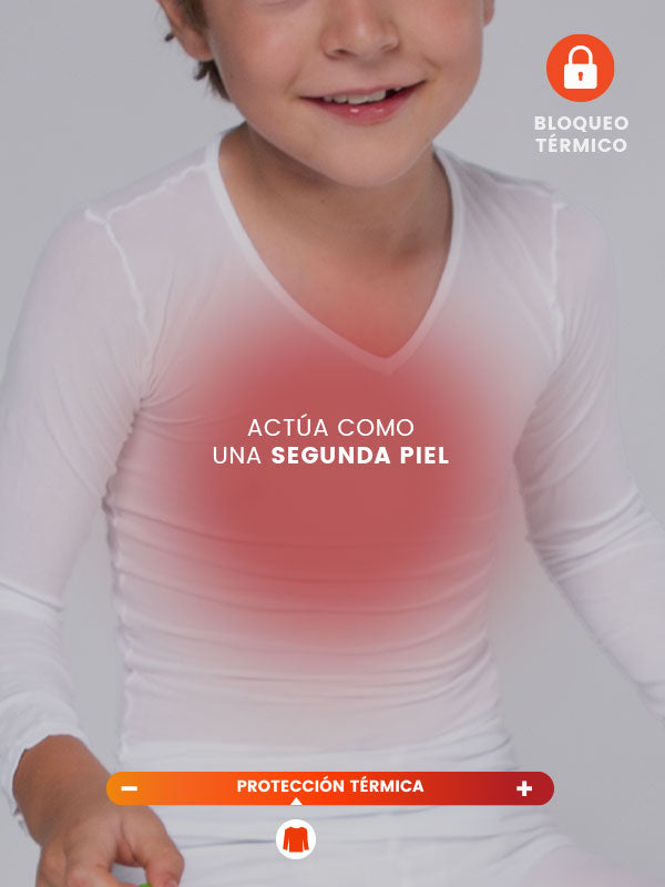 Chemisette térmica KIDS manga larga