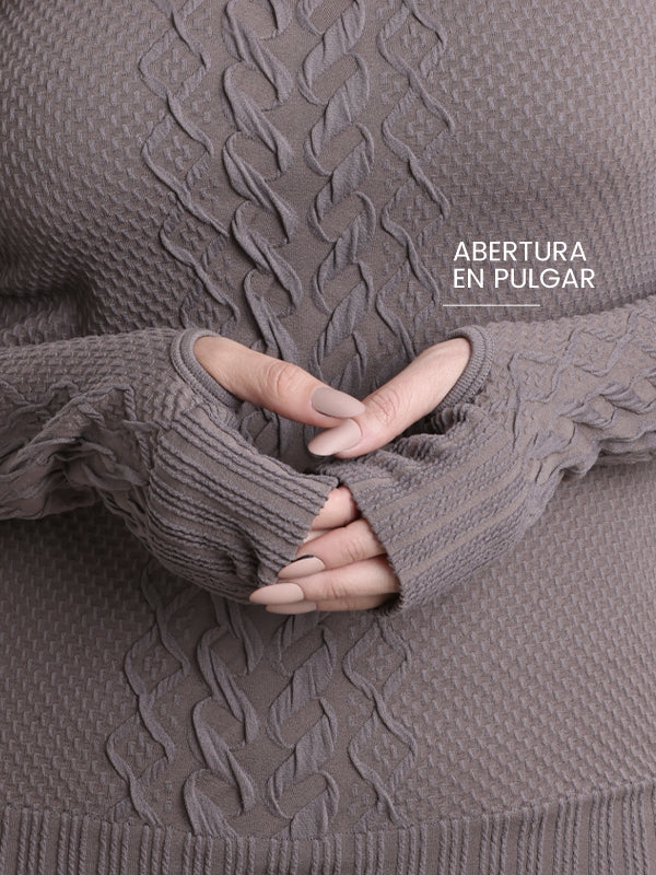 Térmica Relieve cuello alto