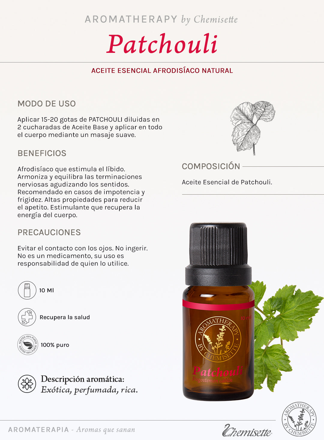 Patchouli Aceite Esencial