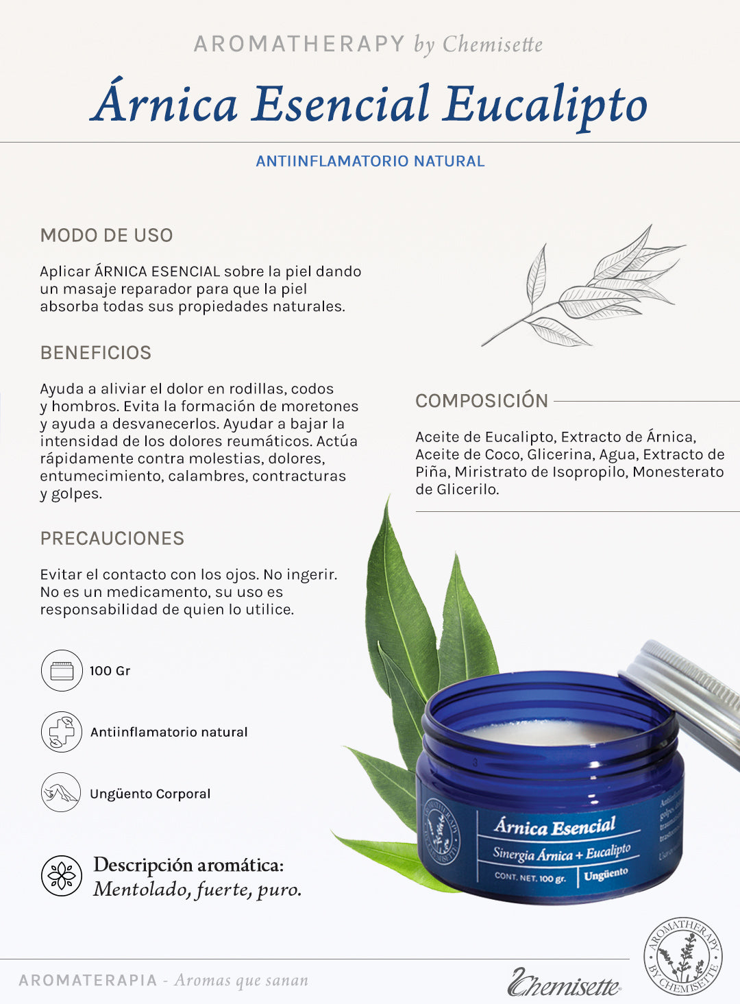 Ungüento Árnica Esencial