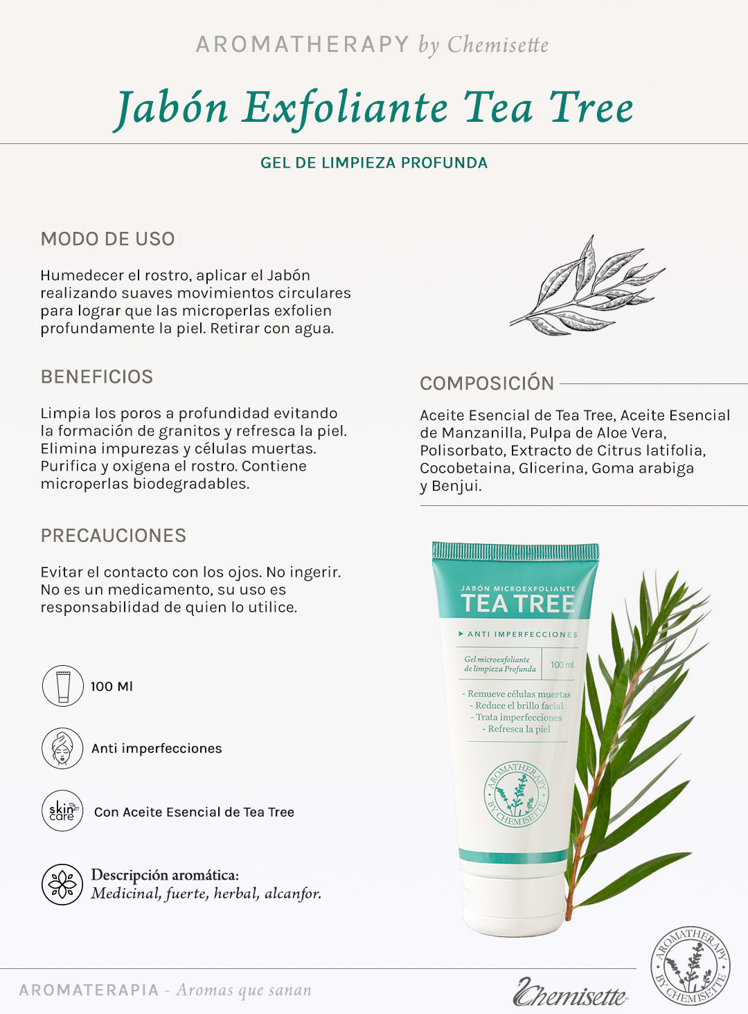 Exfoliante Facial Tea Tree