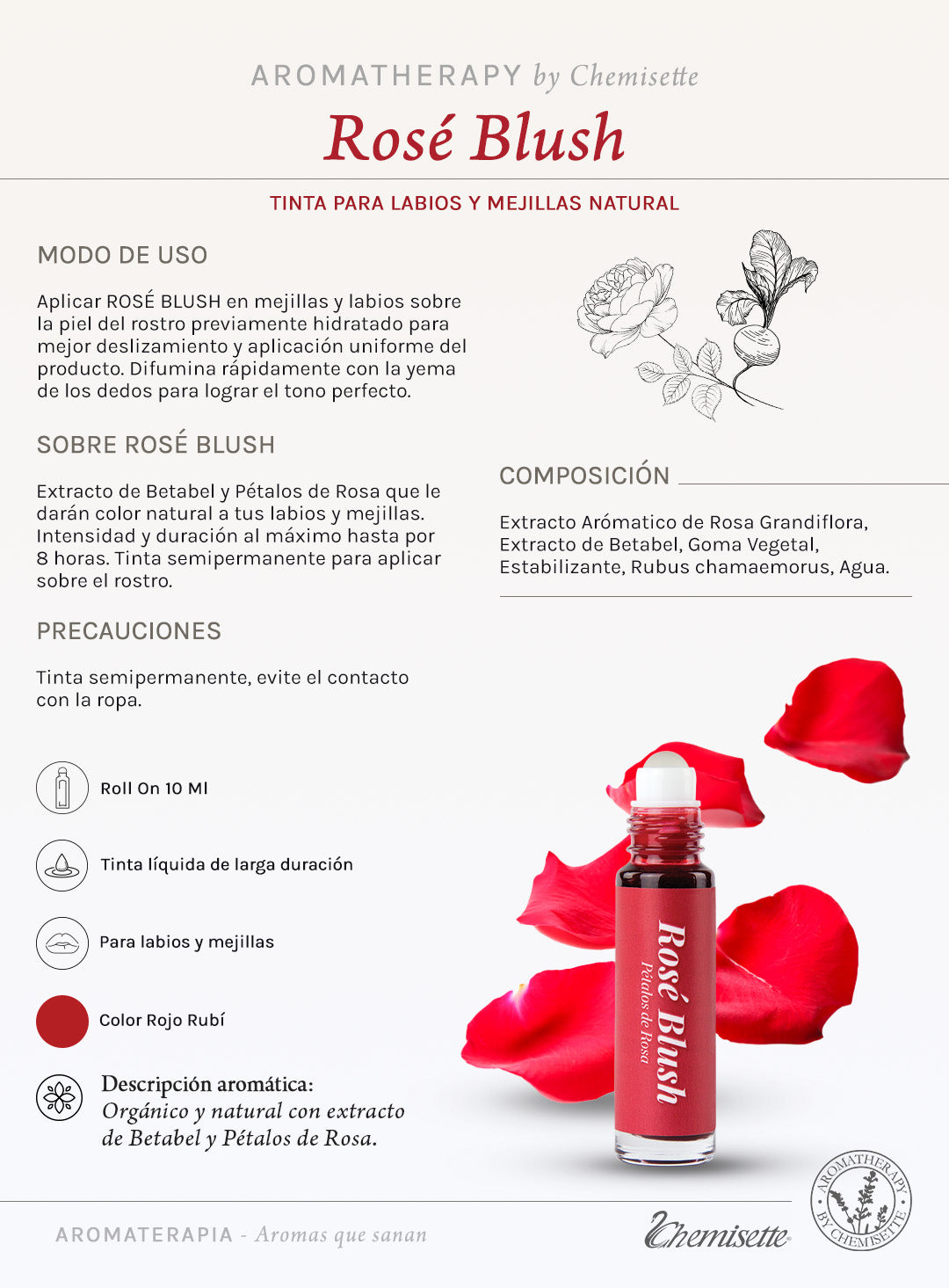 Rosé Blush Tinta Líquida