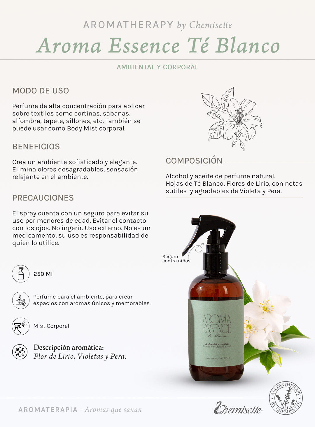 Té Blanco Esencia Ambiental