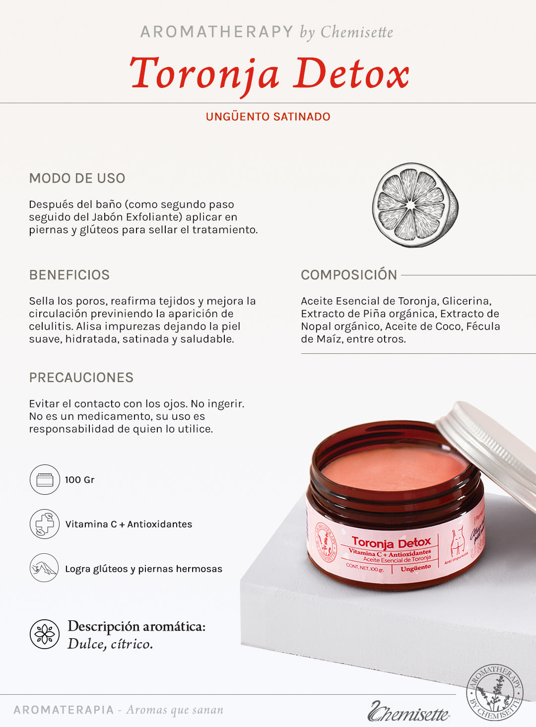Ungüento Satinado Toronja