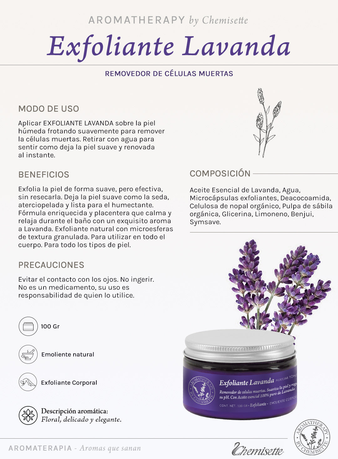 Exfoliante Lavanda