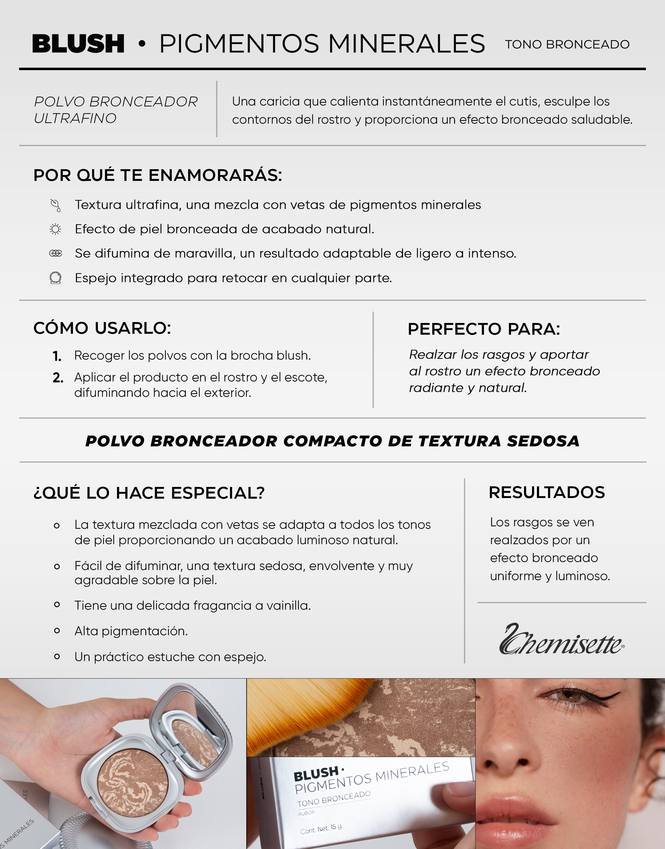 Blush bronceado