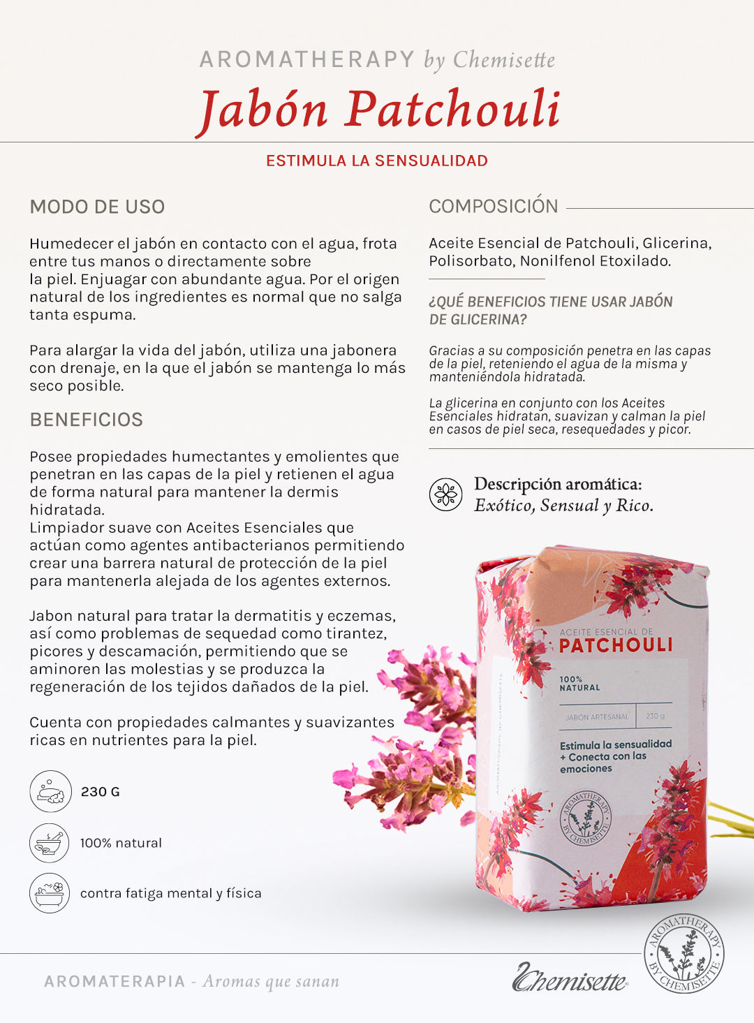 Patchouli Jabón