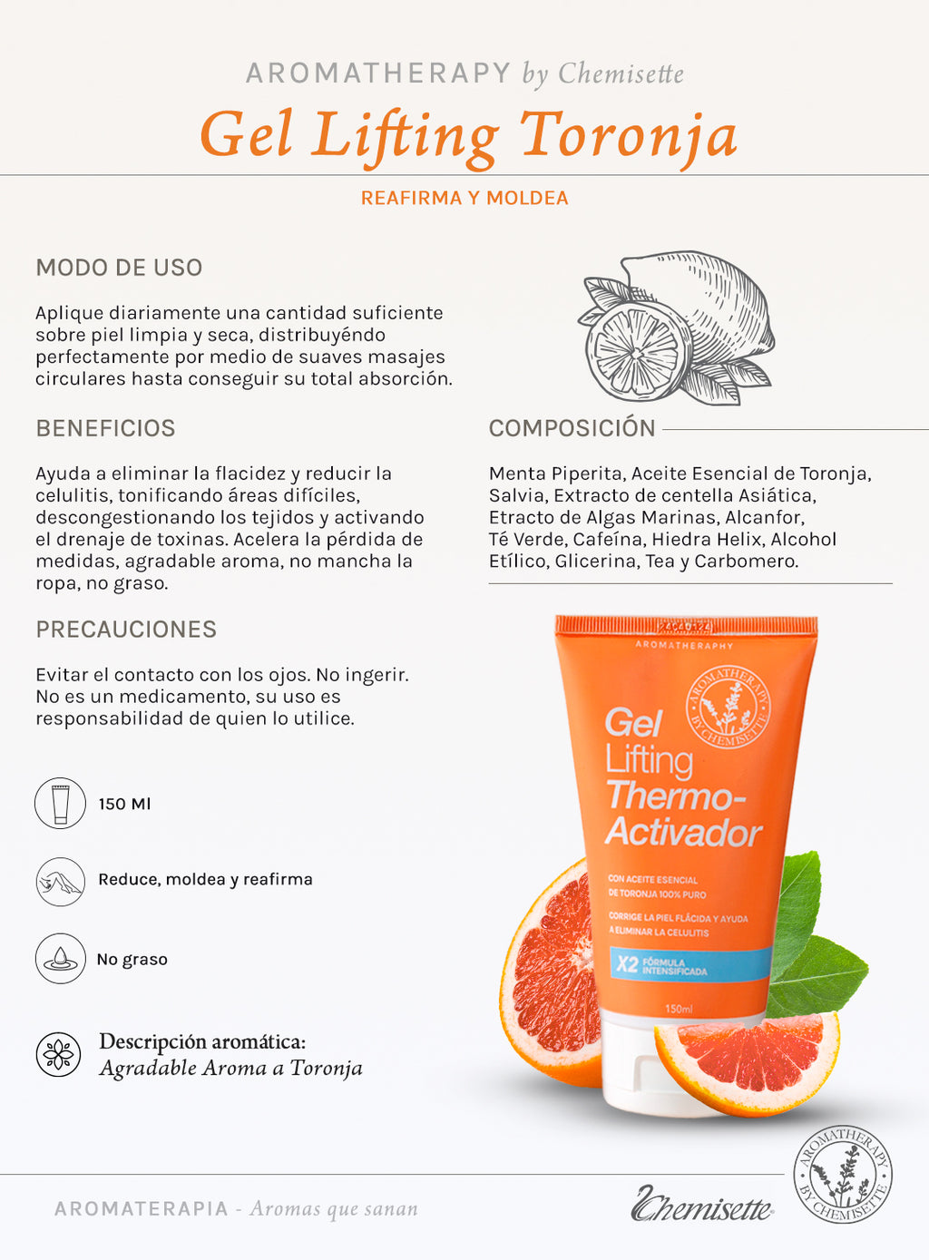 Gel Lifting Toronja