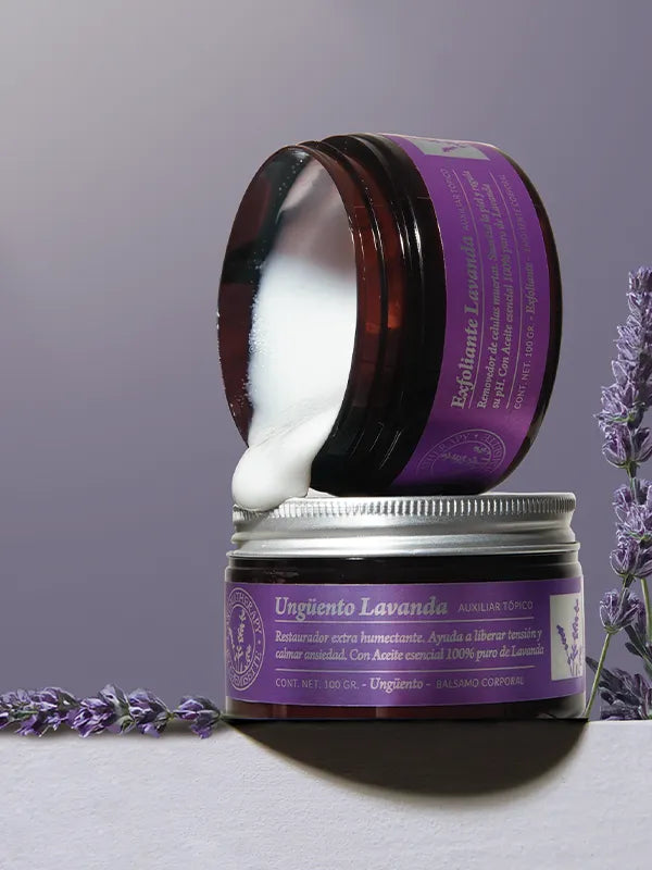 UNGÜENTO Y EXFOLIANTE DE LAVANDA