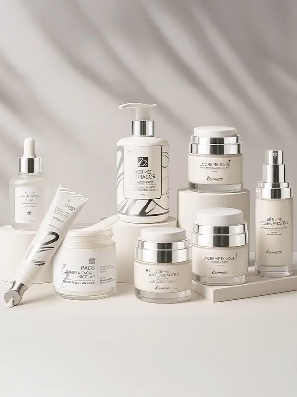 PROGRAMA D´ LUZ, 8 PRODUCTOS (CREMAS Y SUEROS)