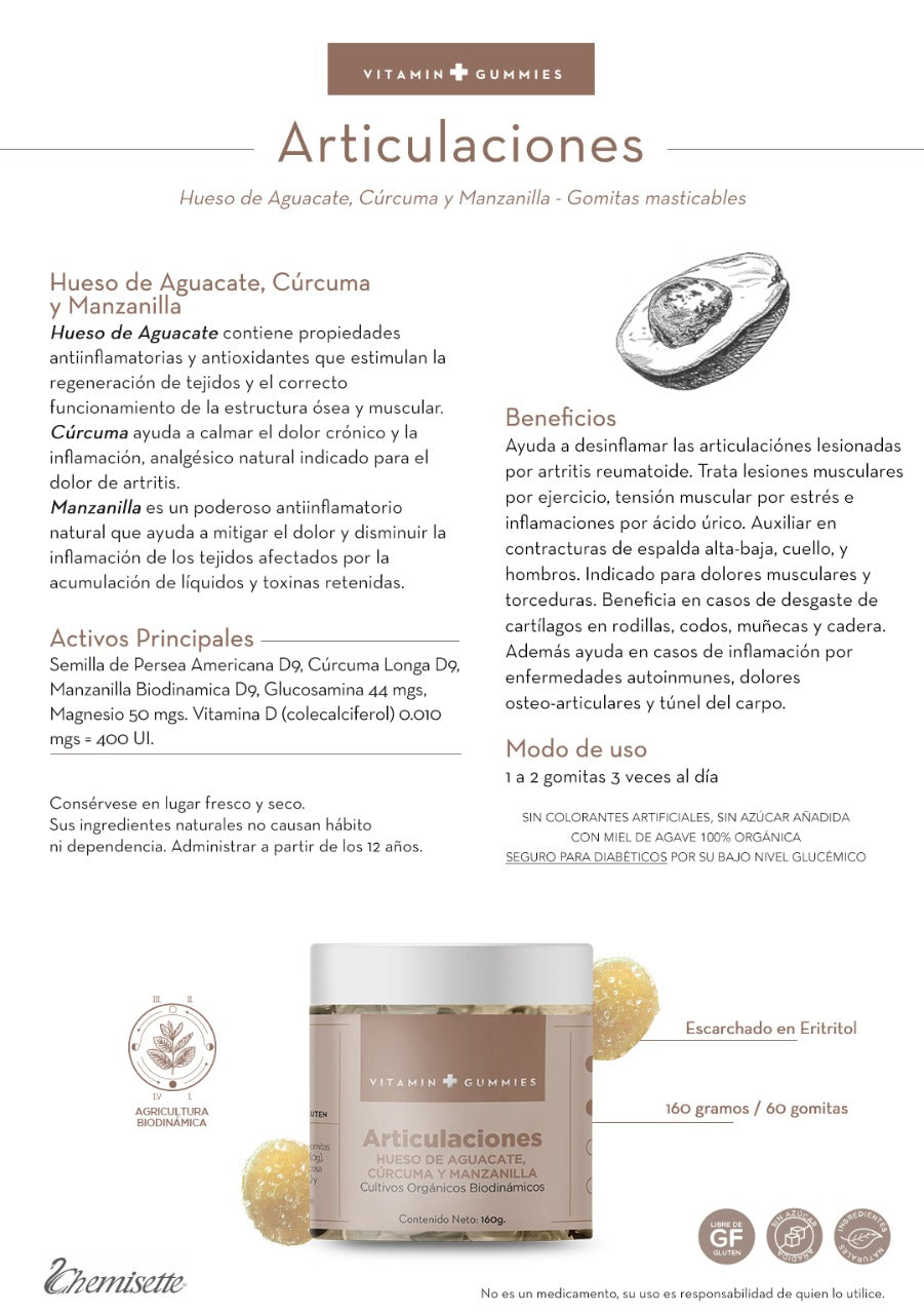 Vitamin G. Articulaciones