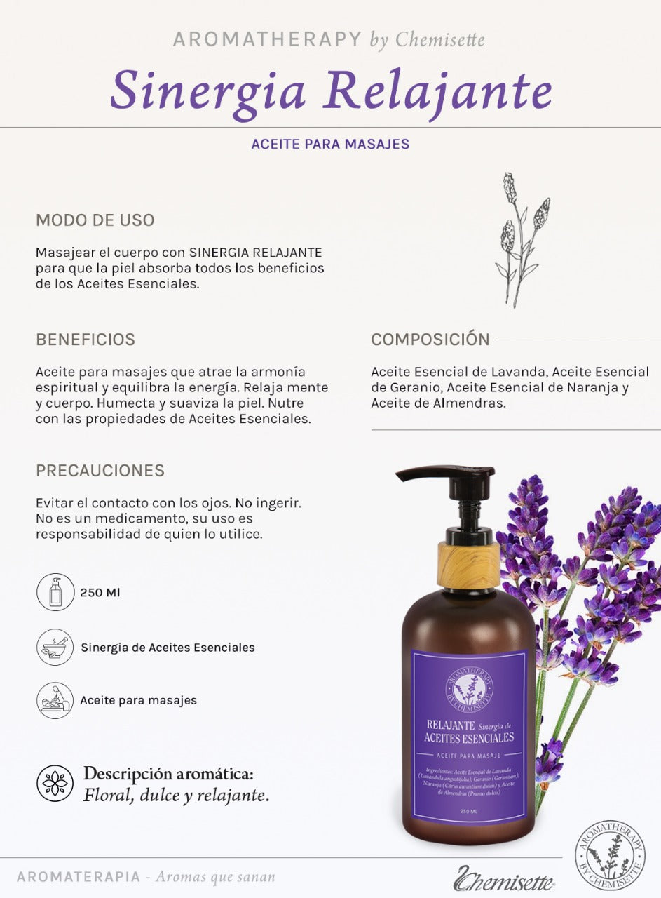 Sinergia Aceites Relajantes